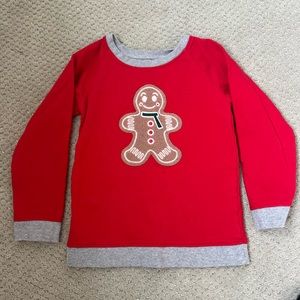Monica & Andy Gingerbread Christmas Sweatshirt 6/7
